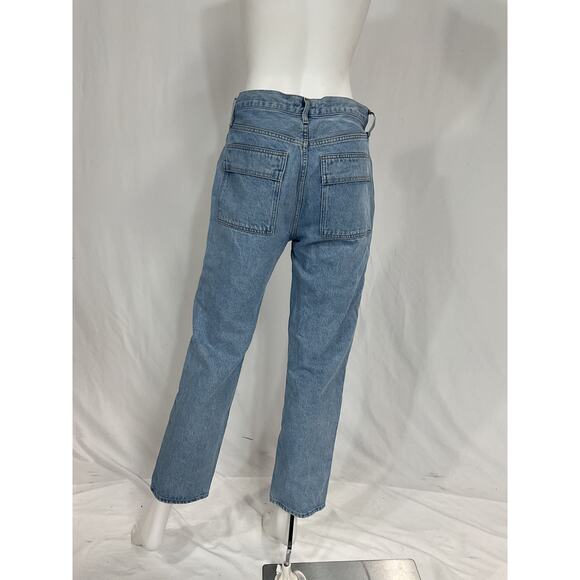 Agolde 'Cooper' Blue Cargo Denim Jeans Size 27 - Picture 3 of 5